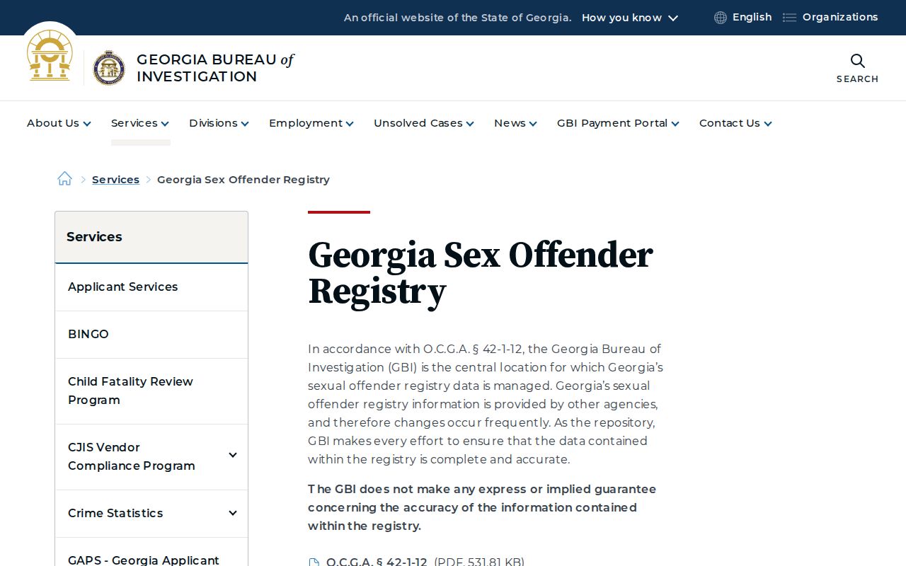 Georgia official registry access and cautions for Tucker neighbors